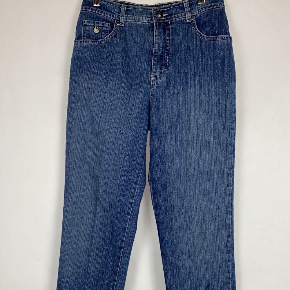 Gloria Vanderbilt High Waist Denim Blue Jeans size 6 EUC